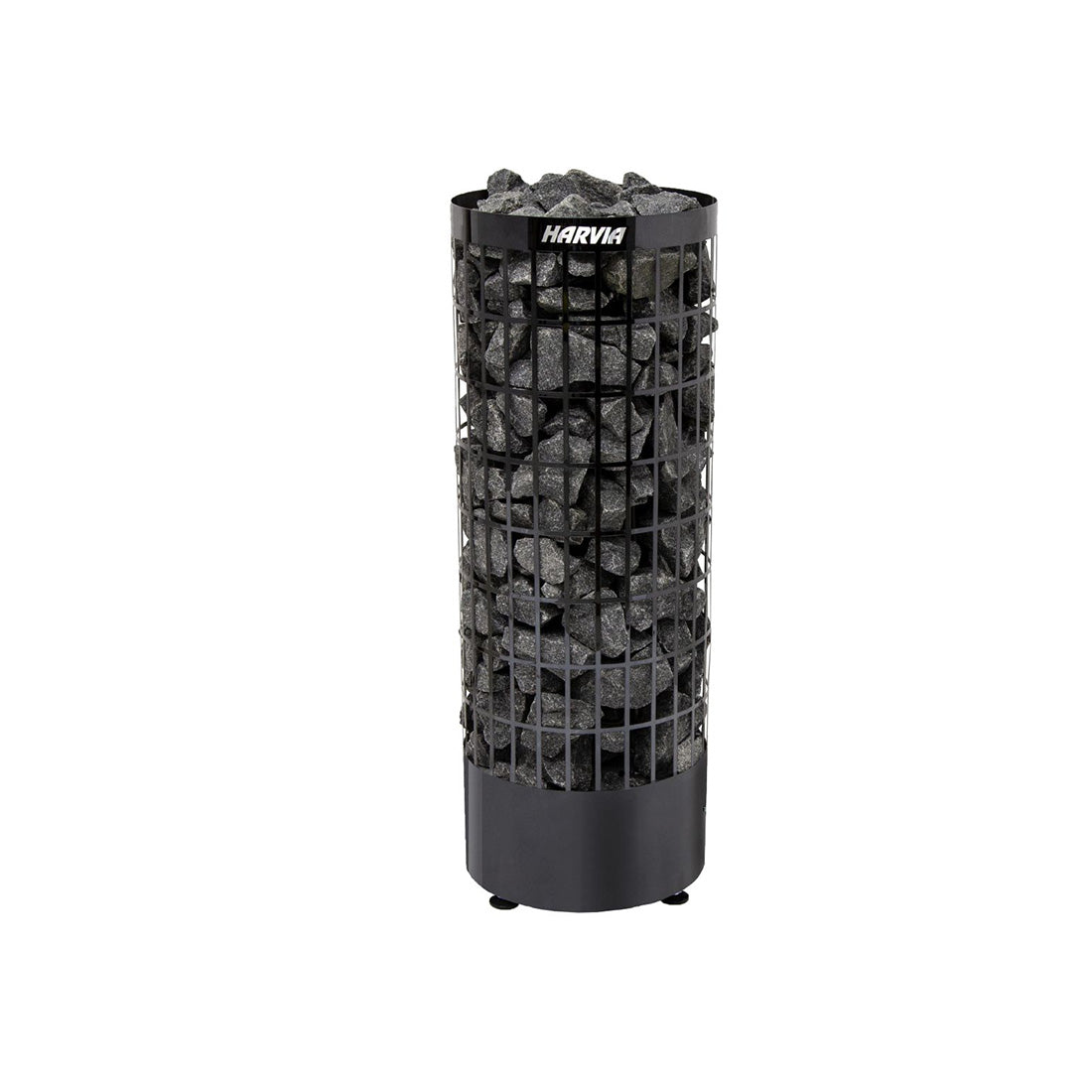 Harvia Cilindro E | Sauna Elektroofen benötigt externe Steuerung | 6,6 kW / 6.8 kW / 9 kW | PC66E black / PC70E black / PC90E black
