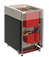Harvia Qube Combi Komplettset | Bi-O/Combi Elektroofen mit Fenix 110C WIFI Steuerung und 40kg Saunasteine | 9 kW/ 12 kW/ 15 kW