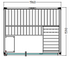 Harvia Familie Medium | Binnensauna-kit van sparrenhout | 196 x 159 x 204 cm (B/D/H)