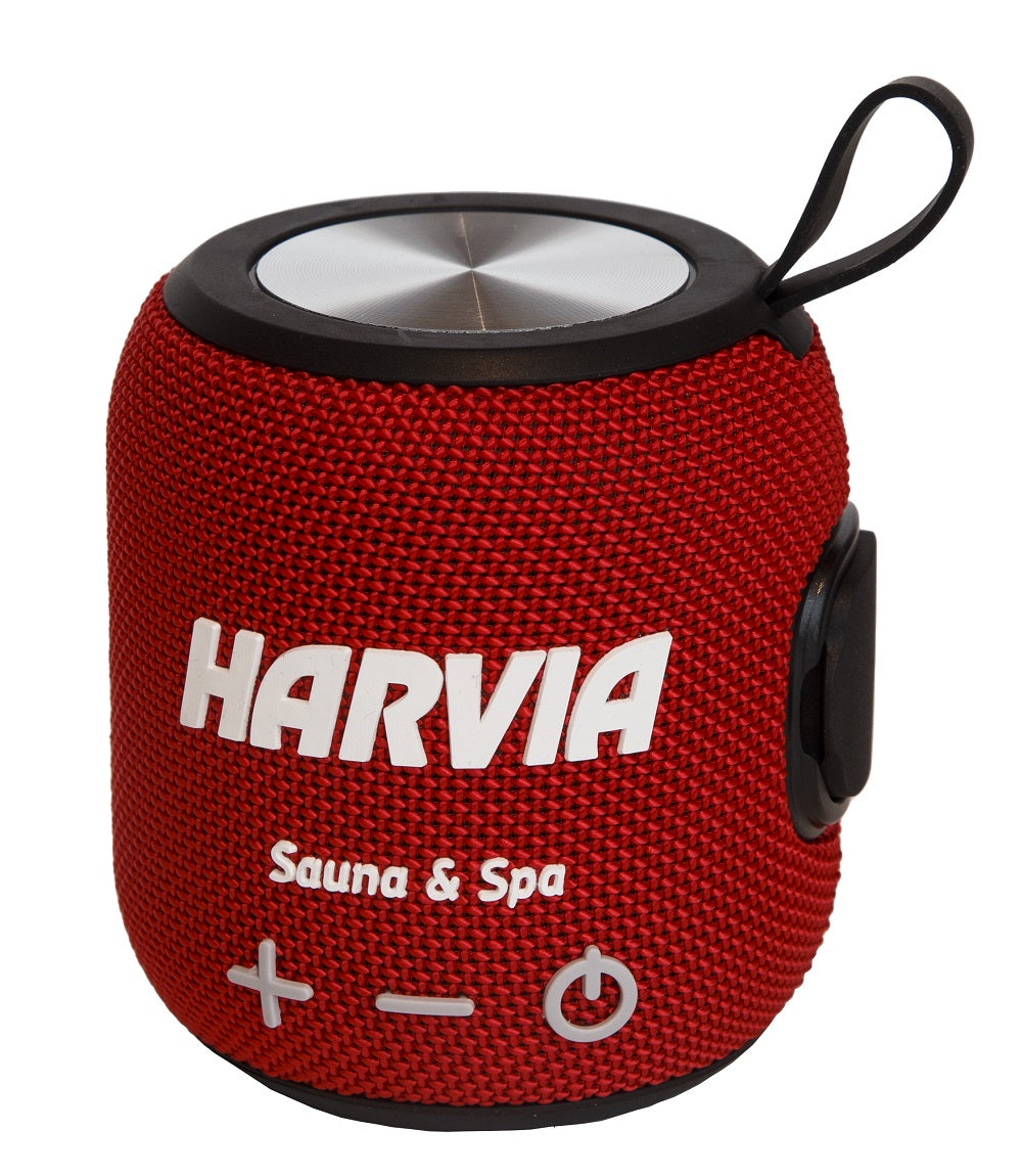 Harvia Wasserdichter Lautsprecher für die Sauna | rot / schwarz | SAC80500 / SAC80501