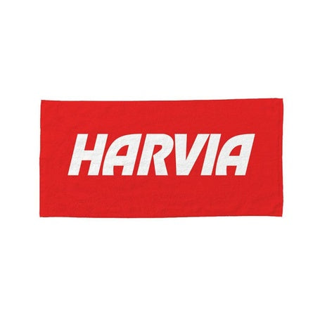 Harvia handdoek 70 x 140cm / 35 x 55cm rood | SAC80401 / SAC80402