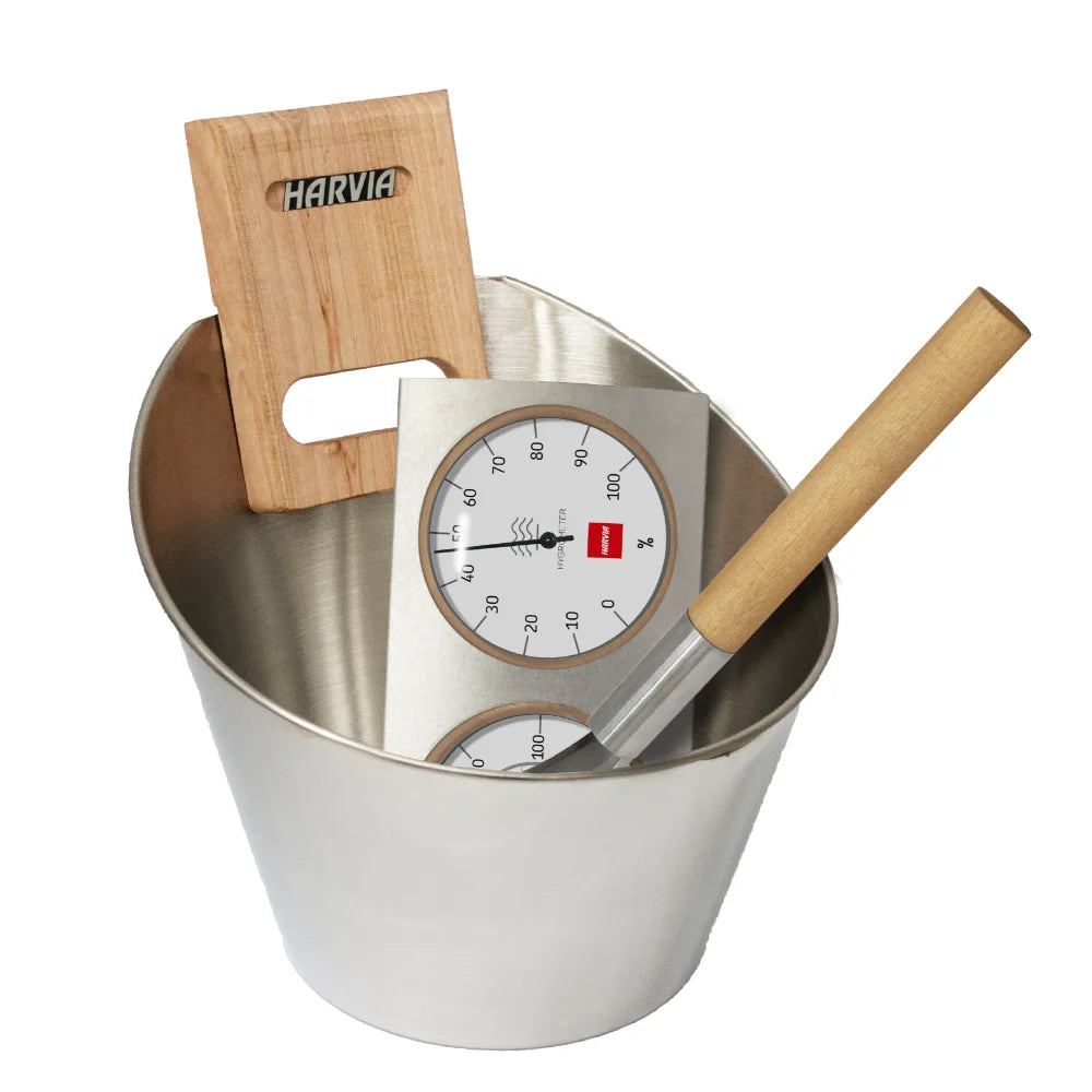 Harvia sauna accessoires saunaset staal | SA006