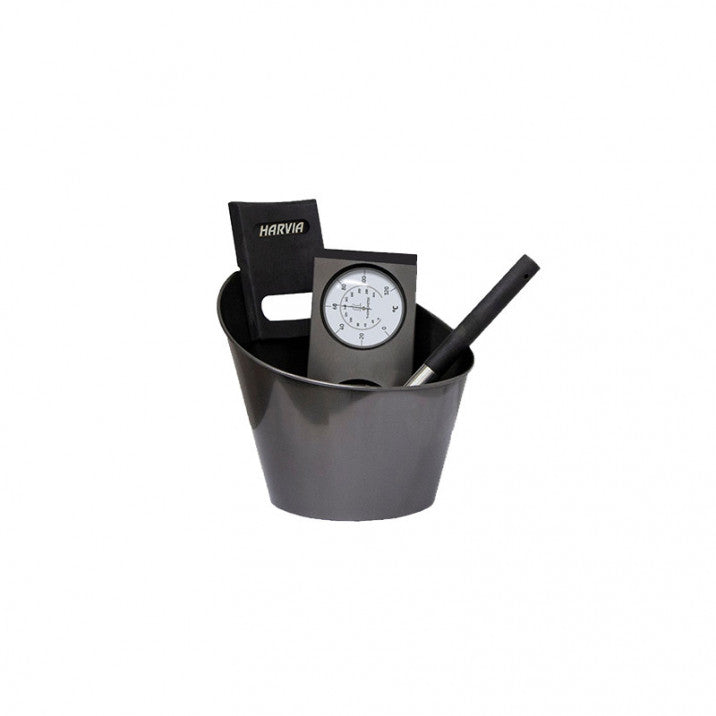 Harvia Saunazubehör Saunaset Stahl schwarz | SA007