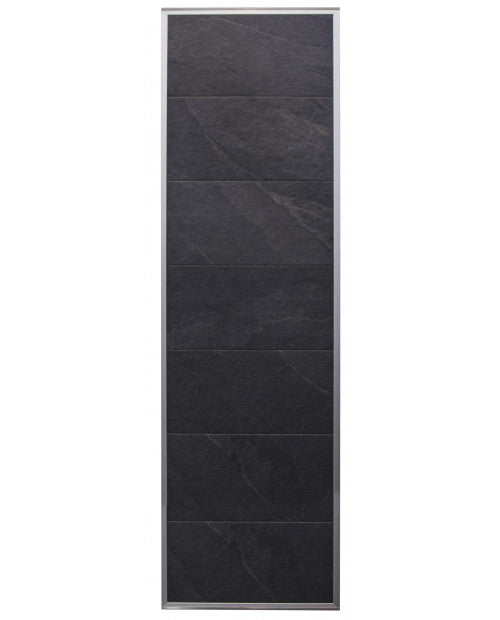 Harvia Stone Wall 634 x 18 x 2123mm - Zwart / Grijs Frame | SACSW001 / SACSW001M